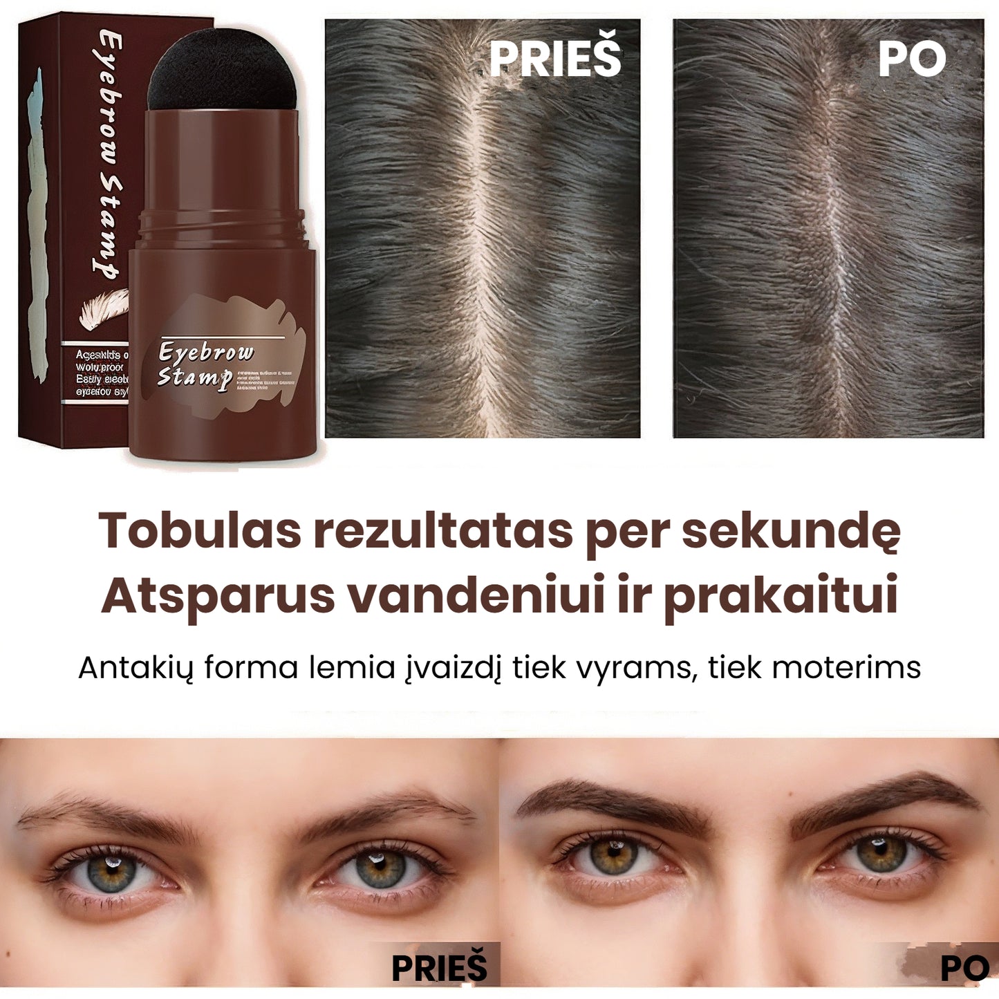 BrowLuxe - Antakių šablonai ir antspaudai tobulam įvaizdžiui - BaltijosGrozis.com