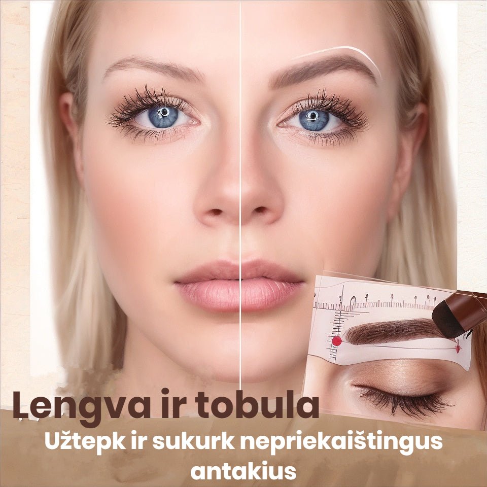 BrowLuxe - Antakių šablonai ir antspaudai tobulam įvaizdžiui - BaltijosGrozis.com