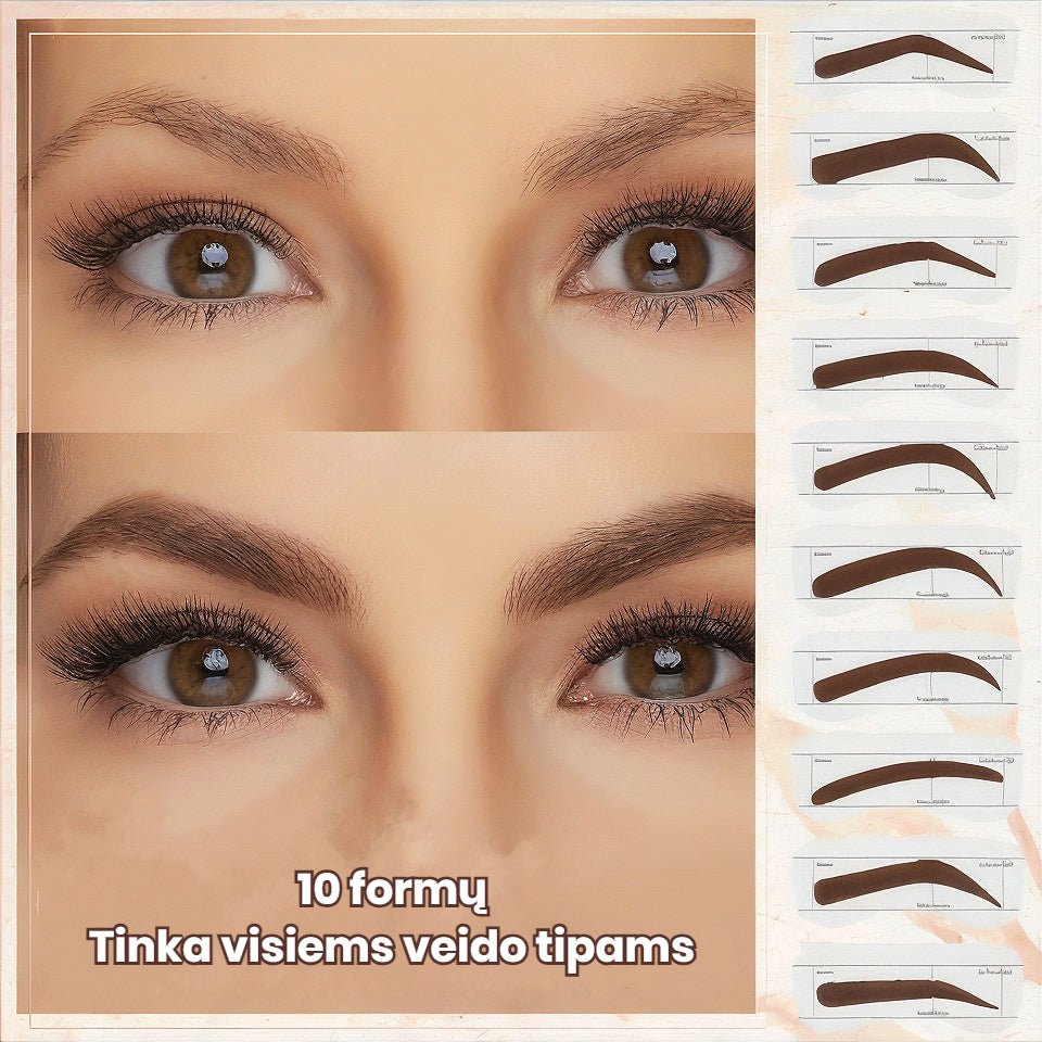 BrowLuxe - Antakių šablonai ir antspaudai tobulam įvaizdžiui - BaltijosGrozis.com