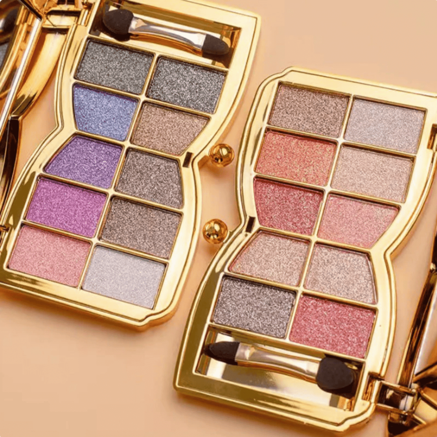 LuxeGlitz – 10 spalvų blizgių akių šešėlių paletė - BaltijosGrozis.com