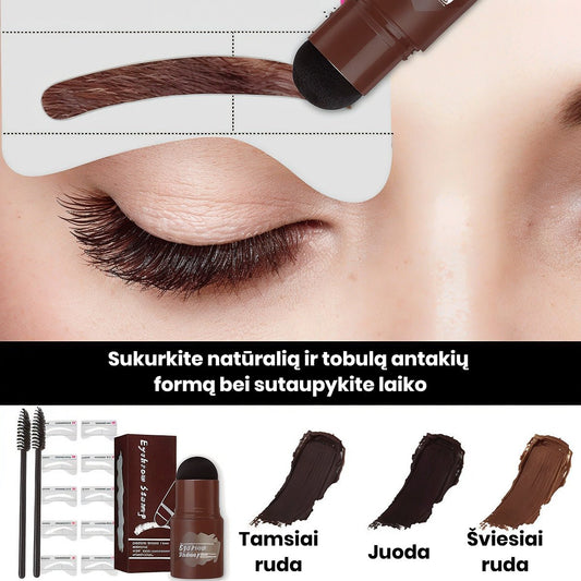 BrowLuxe - Antakių šablonai ir antspaudai tobulam įvaizdžiui - BaltijosGrozis.com